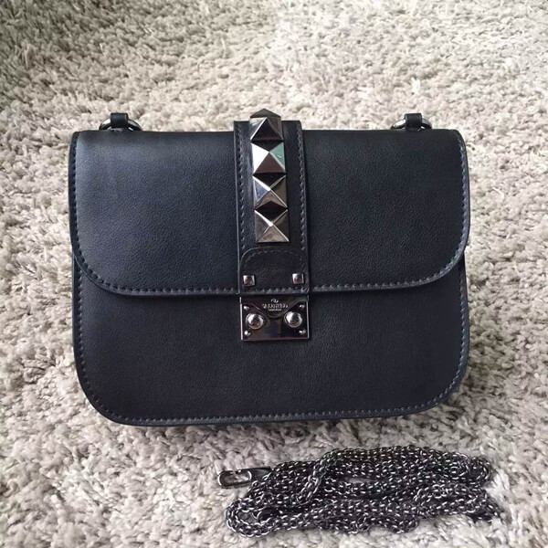 15AW V210 ヴァレンティノスーパーコピー "Glam lock noir" small shoulder bag IW3B0398VIT